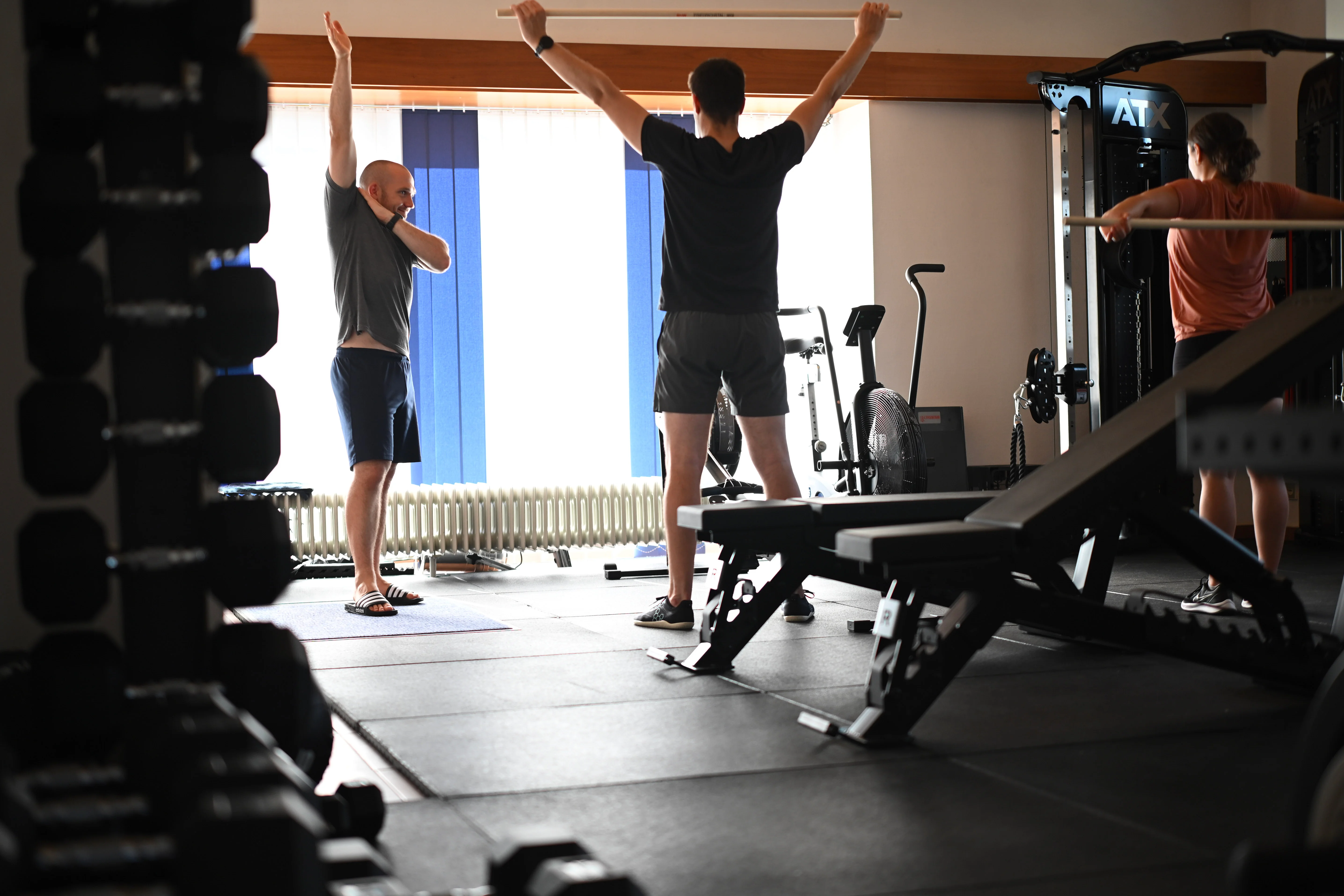 Training in der Kleingruppe im Studio